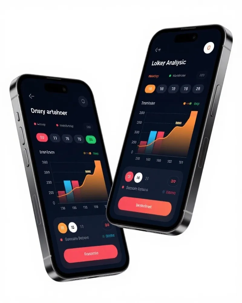中彩网 APP 界面展示